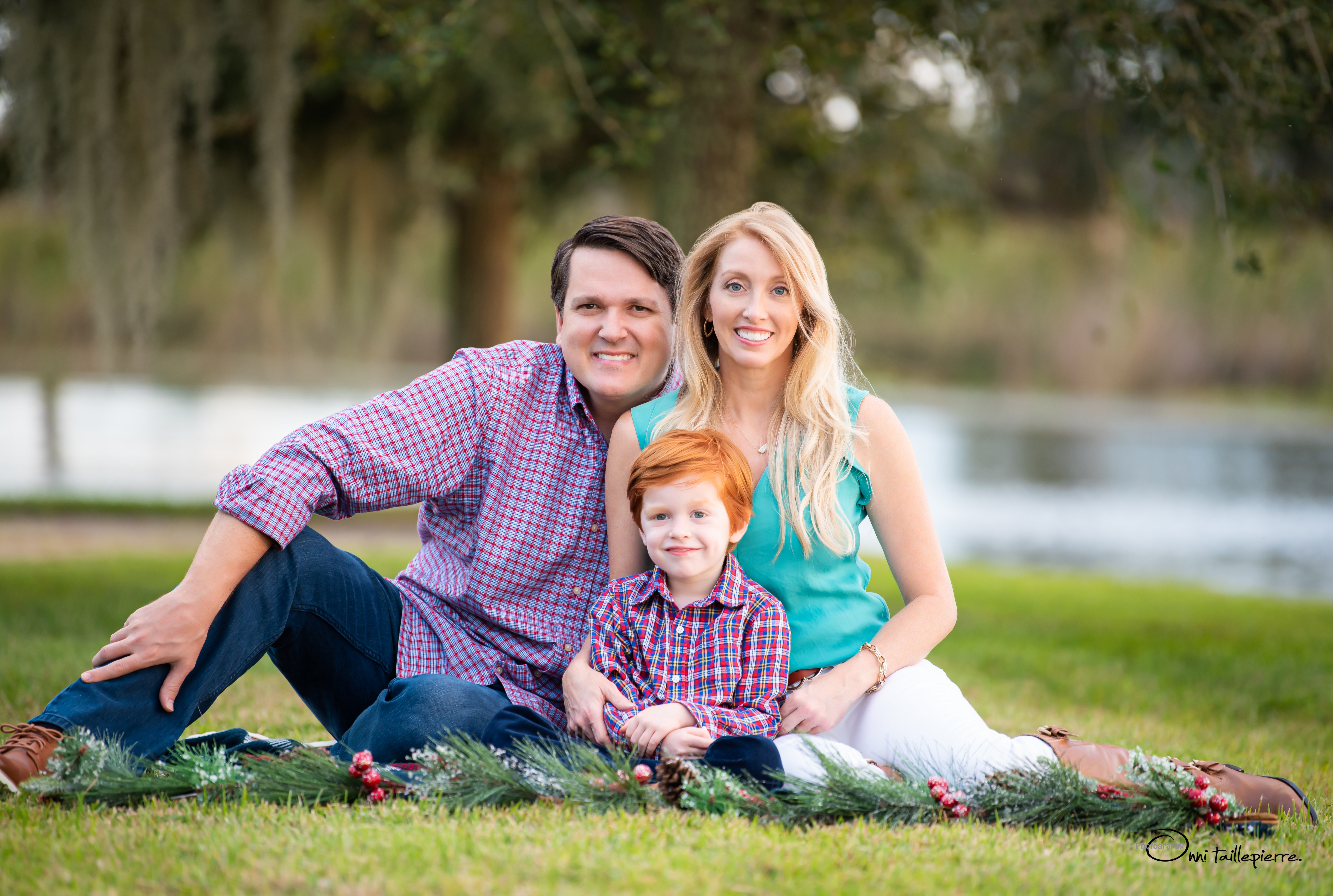 Dr. Boesch with her husband and son